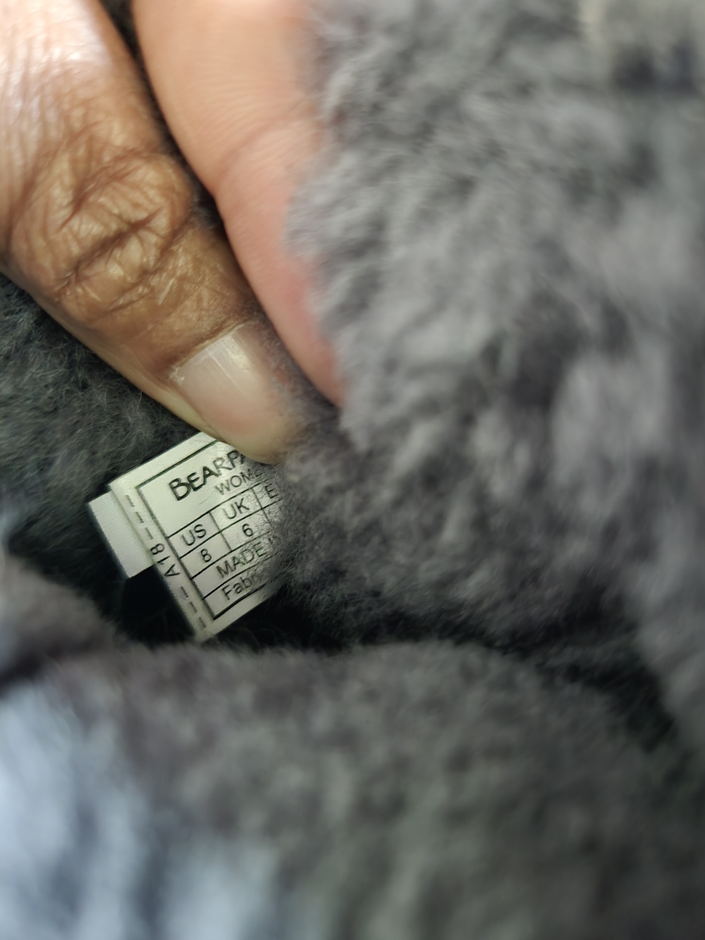 BearPaw Leopard Print Short Boots in Slate Gray - Picture 5 of 7